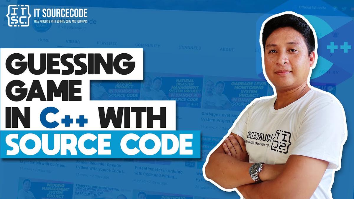 'Video thumbnail for Guessing Game in C++ with Source Code | C++ Projects with Source Code 2021'