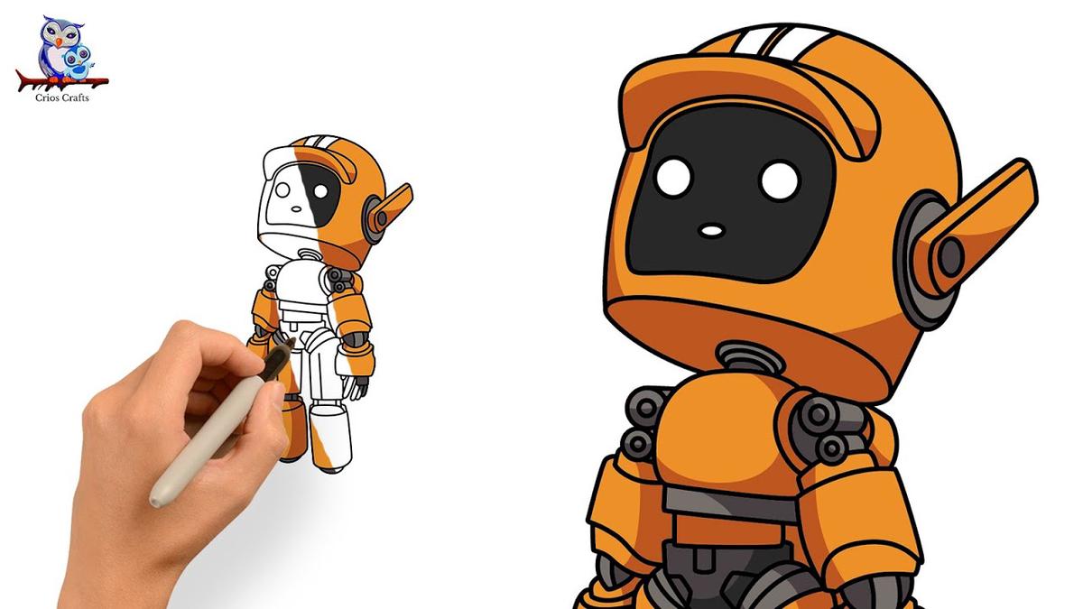 'Video thumbnail for How To Draw K-VRC - Love, Death, and Robots Season 3'